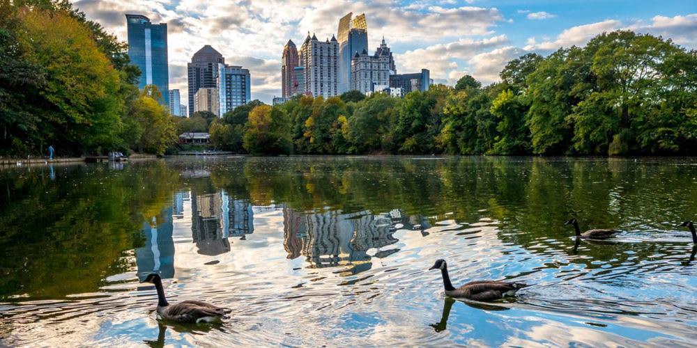 Impressive Mid-Downtown Residence Heart Of Peidmont Park Atlanta Esterno foto